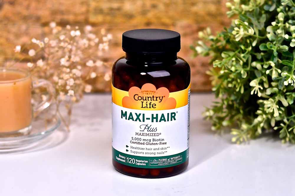 Витамины для волос Country Life Maxi Hair Plus с биотином. Биотин для волос сравнение в блоге itdalee.ru